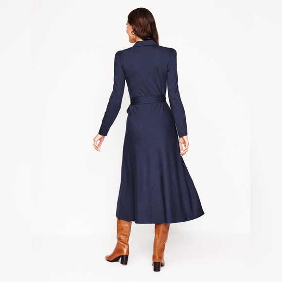 BODEN Imogen Collared Jersey Dress - Picture 7 of 9